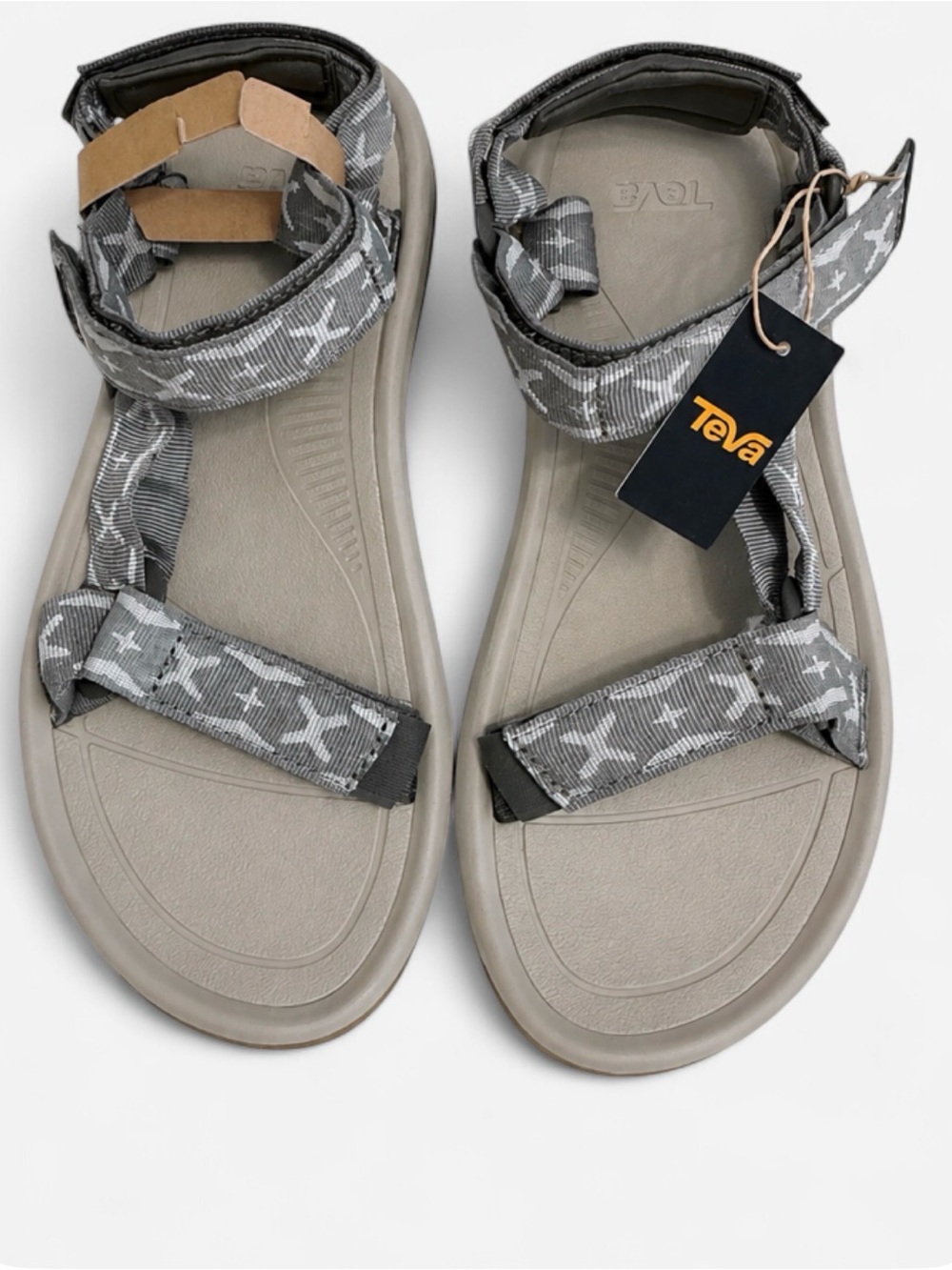 Men's Teva Sandals XLT2 Gray Patterned Strap Sport Sandals